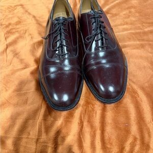 Johnston & Murphy Dark Brown Leather Oxfords